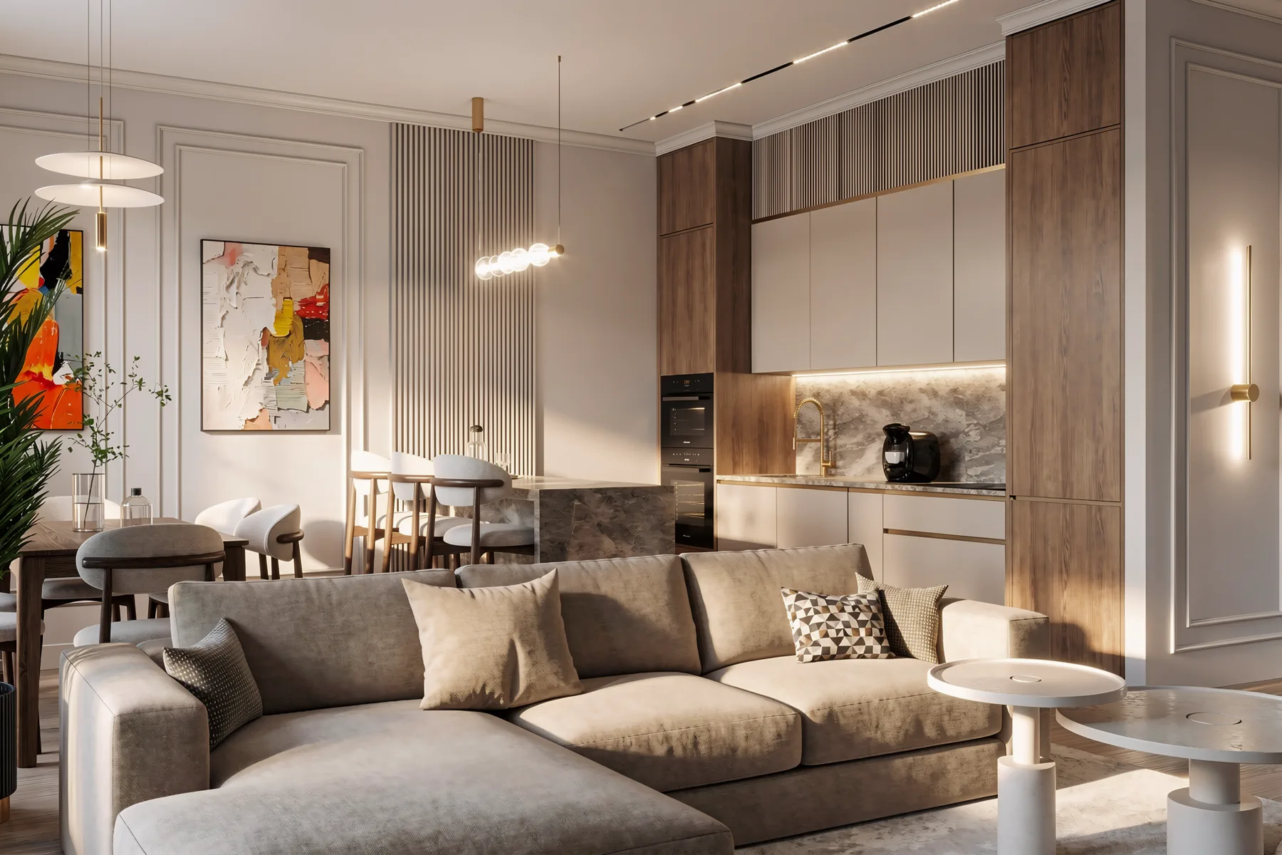 High-status VERTA Design interior in Dubai
